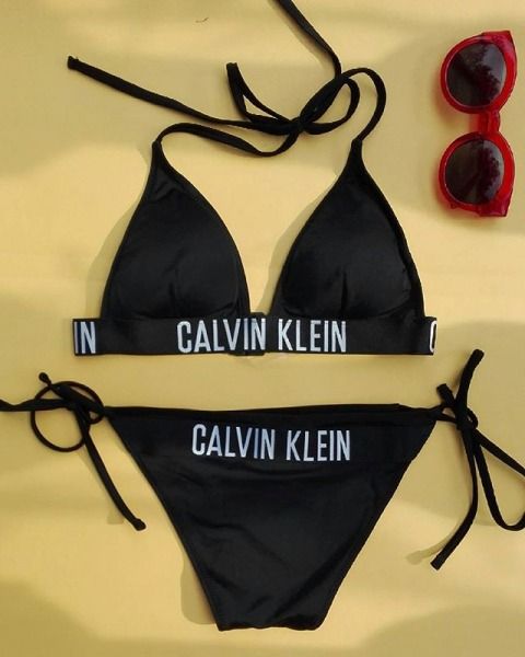 Calvin Klein Triangle Bikini Top - Urban Outfitters