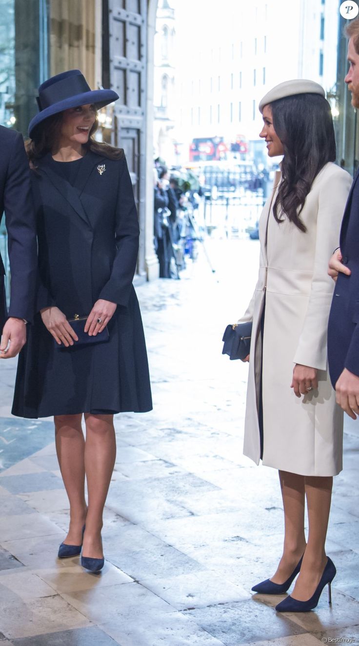 Kate Middleton, duchesse de Cambridge, enceinte, et Meghan Markle - La famille r...