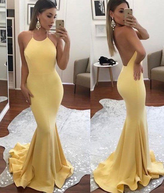 New Arrival Sexy Prom Dress, Backless Mermaid Prom Dress,Long Prom Dresses,Forma...