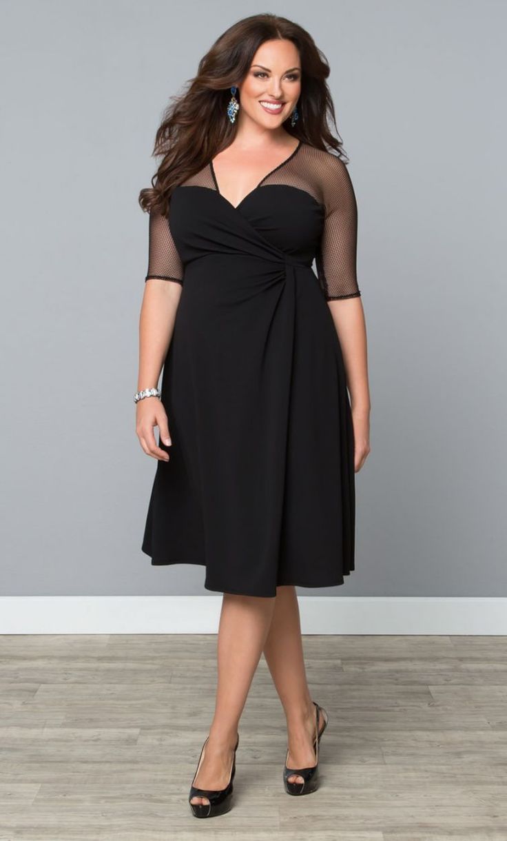 Sugar and Spice Dress, Onyx (Womens Plus Size)   From The Plus Size Fashion Comm...