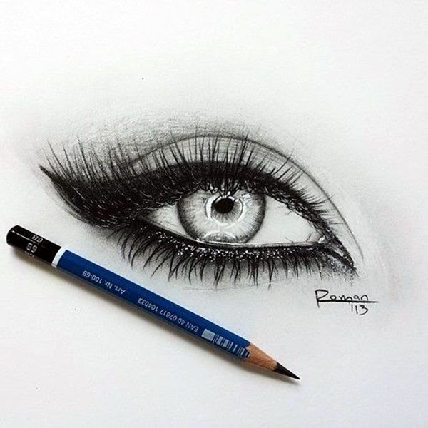 How To Draw An EYE - 40 Amazing Tutorials And Examples - Bored Art