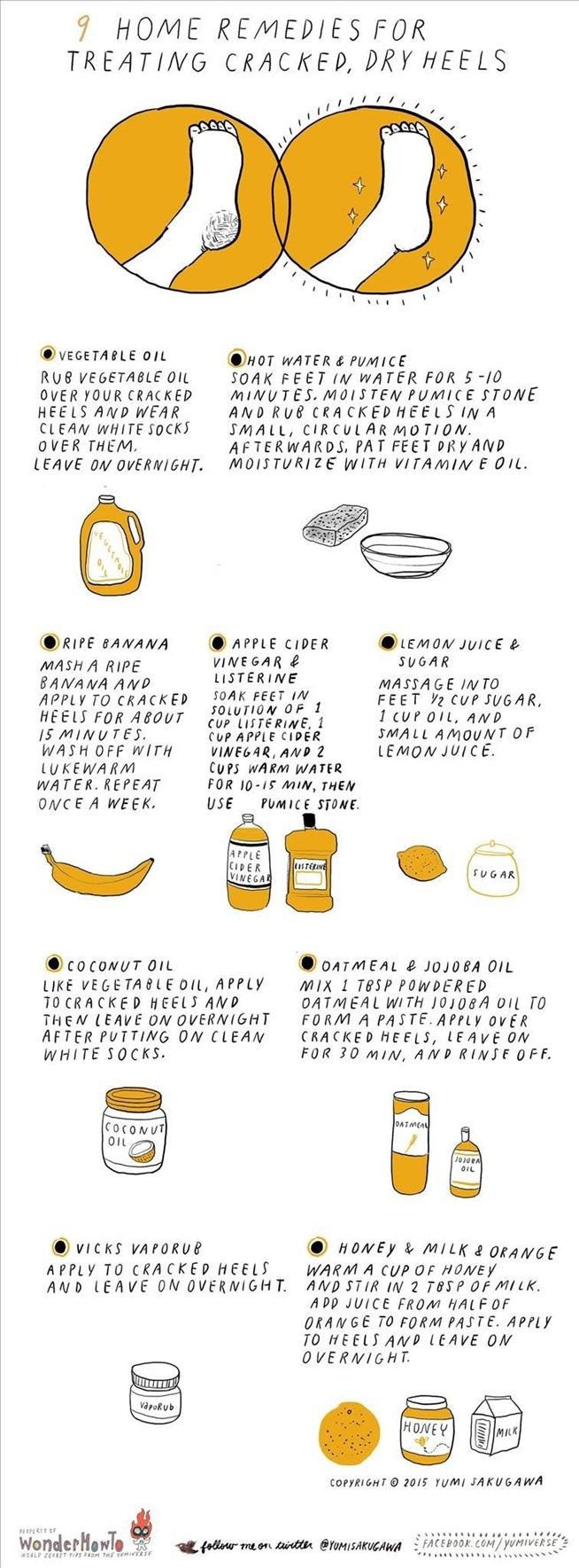 9 DIY Home Remedies for Treating Cracked, Dry Heels « The Secret Yumiverse