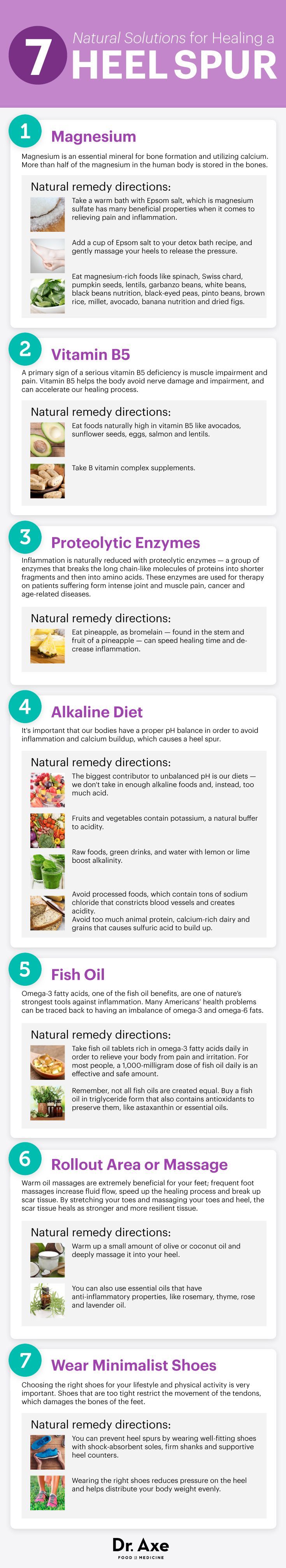 Heel spur natural remedies - Dr. Axe   www.draxe.com #health #Holistic #natural