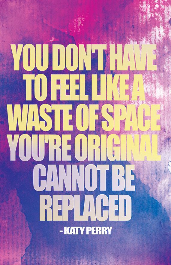 KATY PERRY Quote Poster  11x17 by BCCreate on Etsy, $15.00