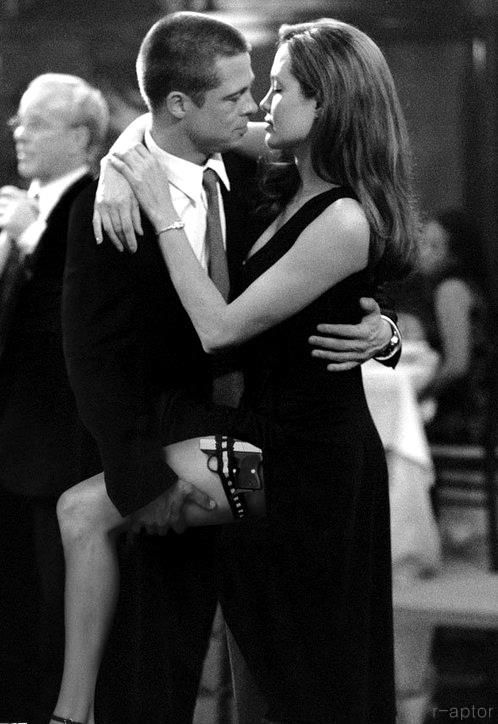 Love is a tango  Brad Pitt and Angelina Jolie - 'Mr. & Mrs. Smith', 2005...