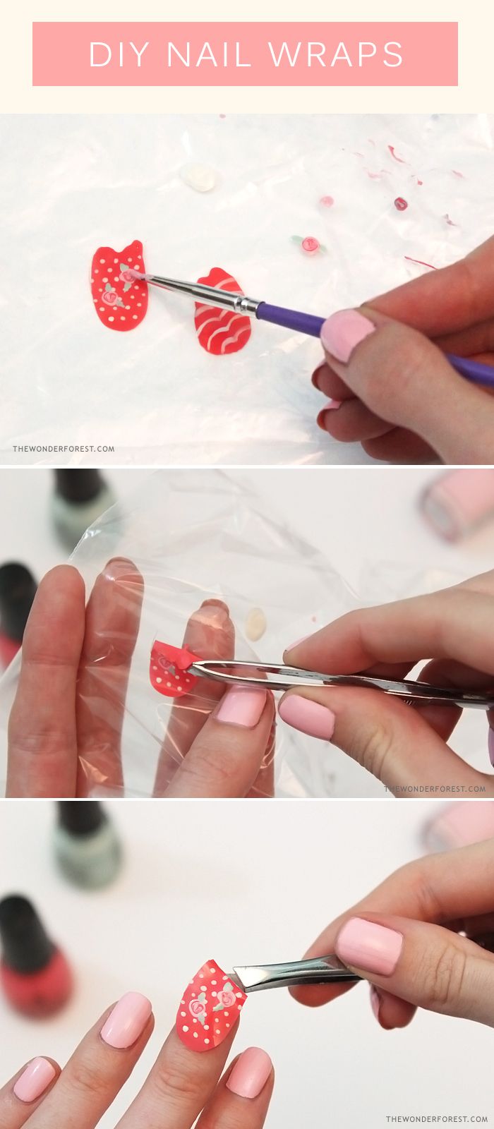 Make Your Own Nail Wraps | Wonder Forest: Design Your Life. Anna Johnson, let me...