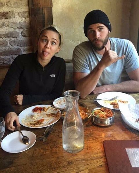 Miley Cyrus and Liam Hemsworth
