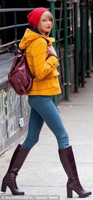 Taylor Swift shows off pins in skinny jeans as she returns after 1989 world tour...
