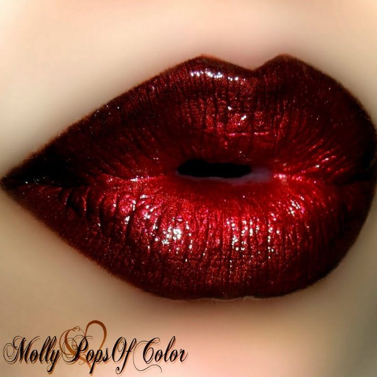 This luscious lip shade is a mix of deep red mineral eye shadow and a pink lip g...
