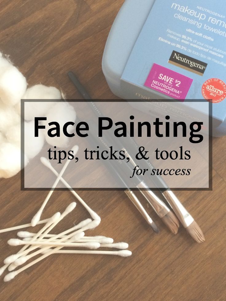 Tips, Tricks, and Tools for successful face-painting | nelliebellie.com | #facep...