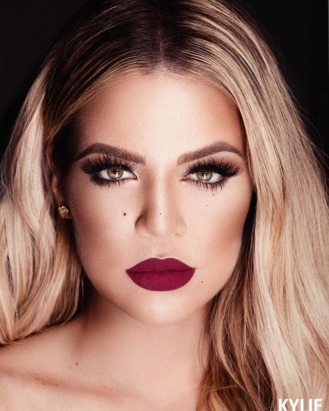 WEBSTA @ khloekardashian - I'm wearing GORG from my lip kit collaboration with K...