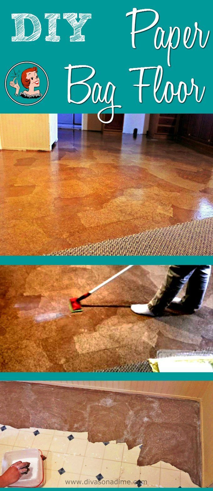 Here’s the BEST step by step tutorial on DIY paper bag floor. We got a high en...