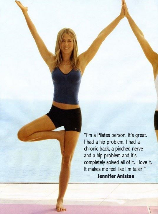 Pilates has benefits for everyone! See what Jennifer Aniston had to say.