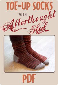 Juju Vail's striped toe-up socks - an excellent excuse to buy some lovely Ma...