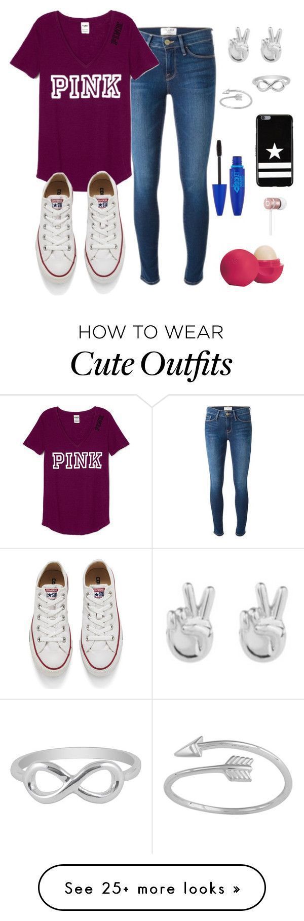 12 casual spring outfits for school with Converse shoes