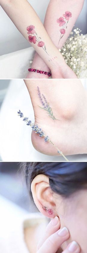 15+ Tattoo Artists Who Immortalize The Delicate Beauty of Flowers | Bored Panda
