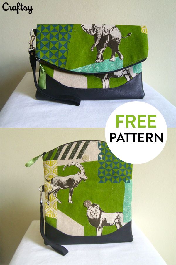 A versatile, foldover clutch that is ideal for both casual and formal events. A ...