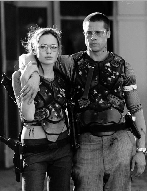 Angelina Jolie and Brad Pitt in Mr and Mrs Smith [2005]