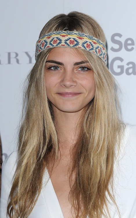 Cara Delevingne- when I get bored of dying my hair blue, purple and the other co...