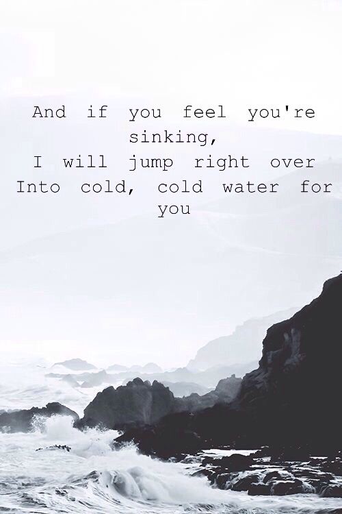 Cold water// Justin Bieber