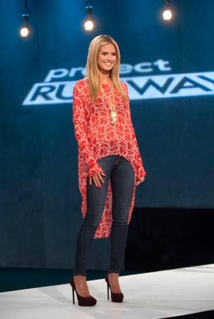 Do you think Heidi Klum rocked this look on Project Runway? Share your opinion o...