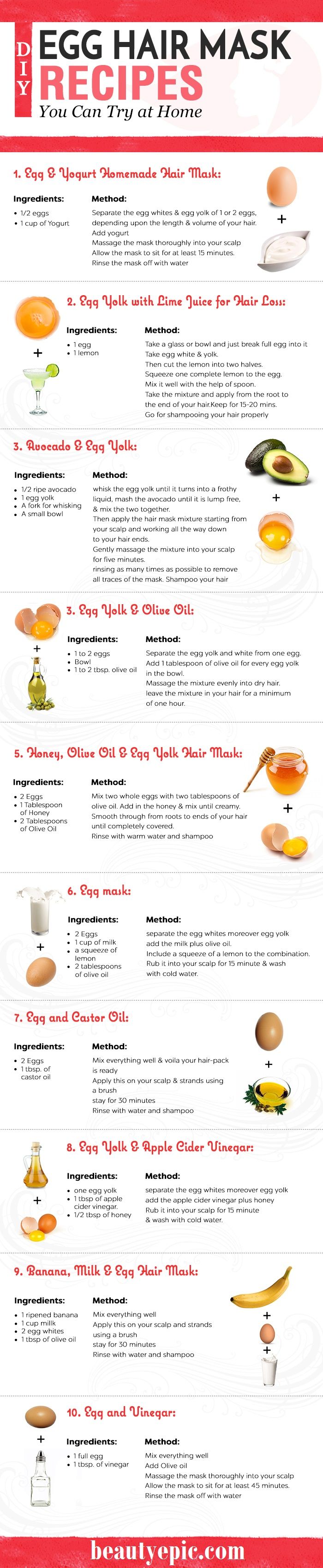 Ever you tried Egg Hair Masks? You have to know that Eggs are wonder-foods as th...