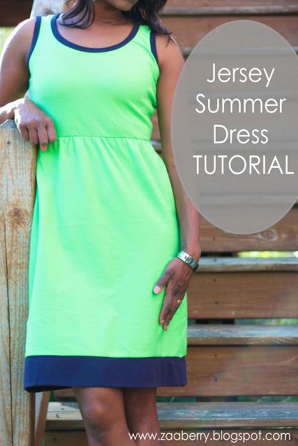 Girl Charlee Fabrics: Tutorial Tuesday: Jersey Dress by Ruby of Zaaberry