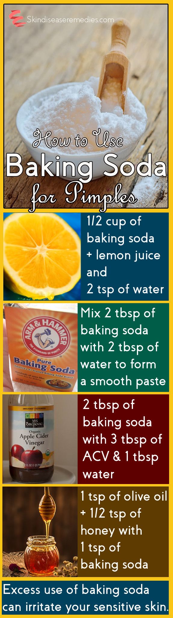How to Get Rid of Pimples with Baking Soda? If you've sensitive skin then be...