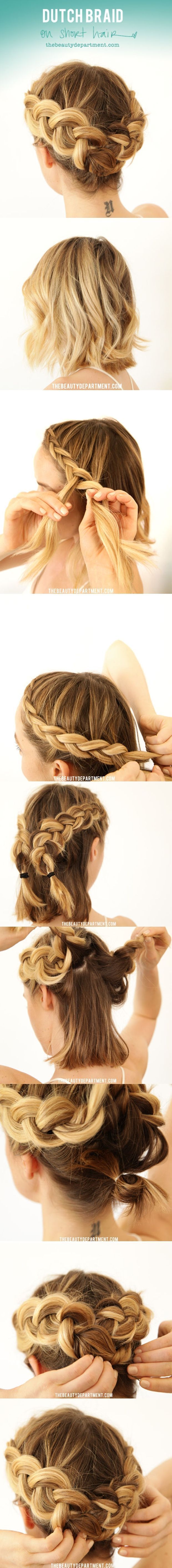 I’ll show you how we did dutch braid on short hair, you could really see detai...