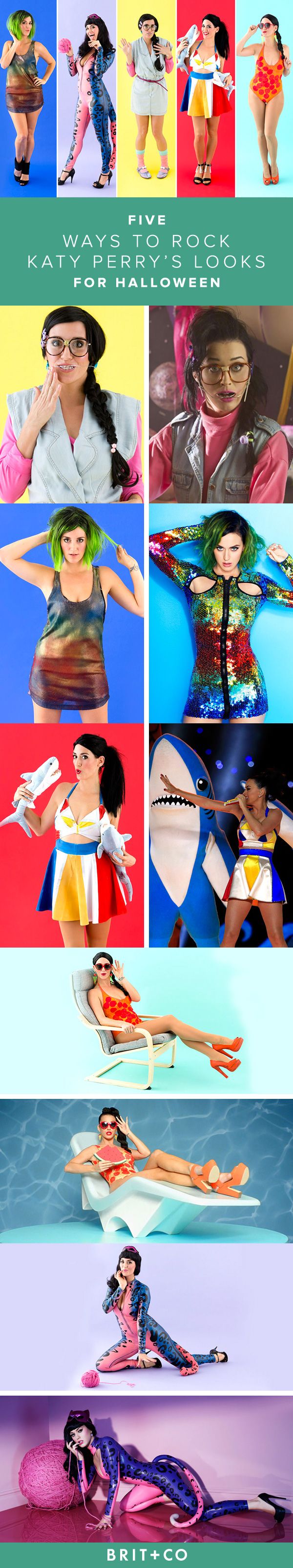 Live your teenage dream this Halloween in a Katy Perry costume.