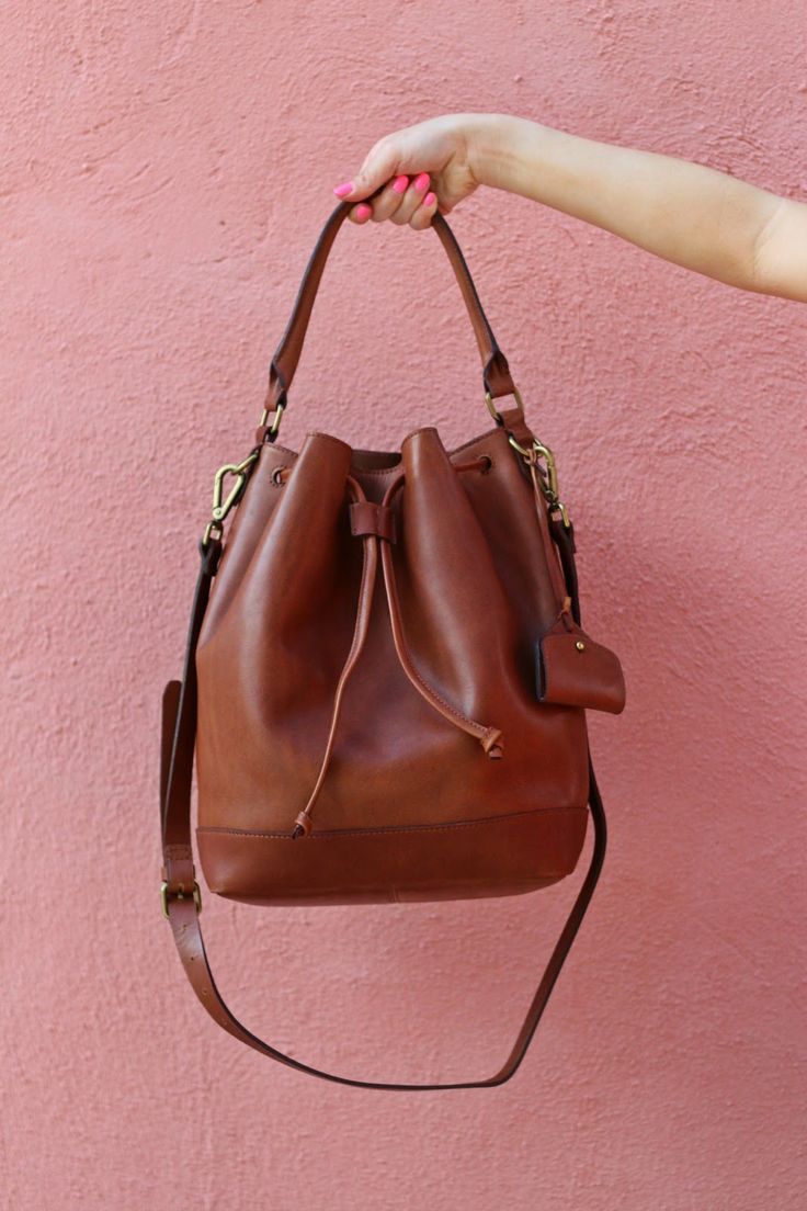 { Madewell bucket bag }