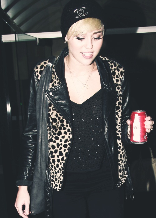Miley Cyrus Chanel beanie. Cheap alternative custom beanie..