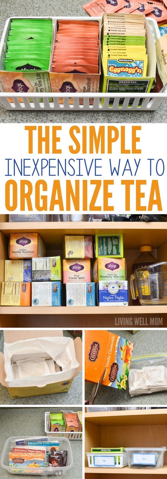 Not sure how to sort those tea bags in your cupboard? Here’s the simple, inexp...