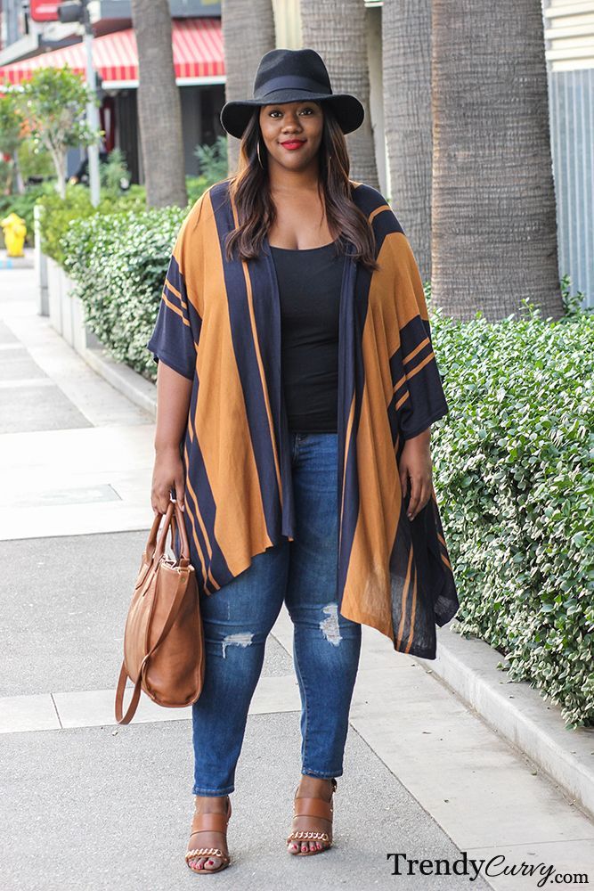 Plus Size Fashion - Poncho
