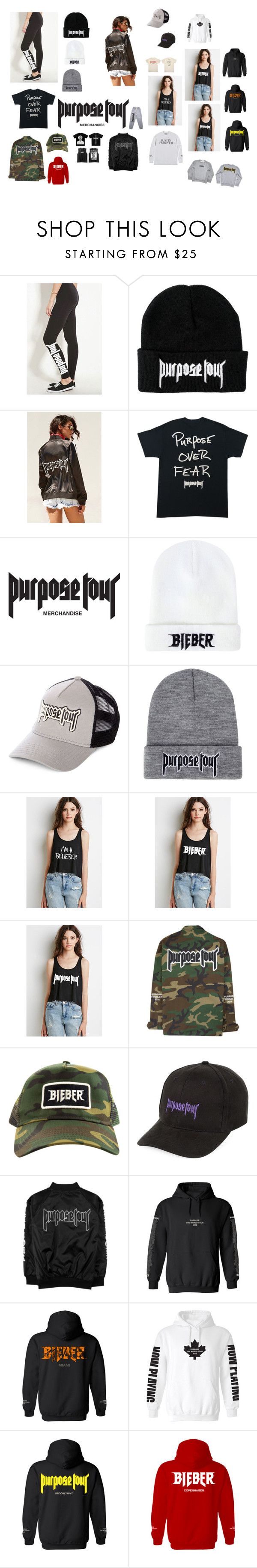 "Purpose tour merch" by princesshannah00 on Polyvore featuring Justin Bieber