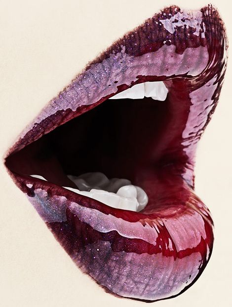 red wine glossy lips = SOURCE: from pinterest.com/... and Style .ME" Board (@Imo...