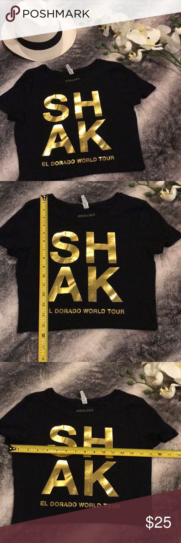 💫Shakira EL DORADO WORLD TOUR Sexy Crop Top✨ ⭐️Shakira EL DORADO WORLD ...