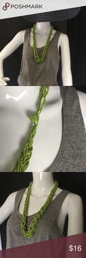 Mexican Woven Shakira Braid Necklace Love these woven mini Shakira glass bead ne...